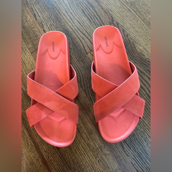 Birdies The Robin slide sandals in persimmon - Picture 5 of 7